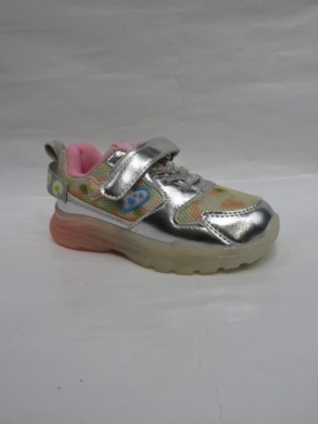 Buty sportowe dziewczęce (21-26) E117 SILVER