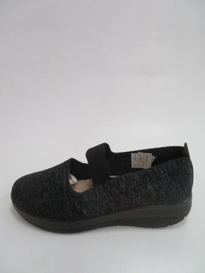 Tenisówki Damskie na koturnie (36-42) ST401-1 BLACK