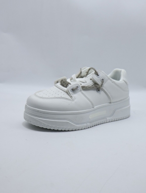 Buty sportowe damskie na płaskim (36-41) 1706 WHITE
