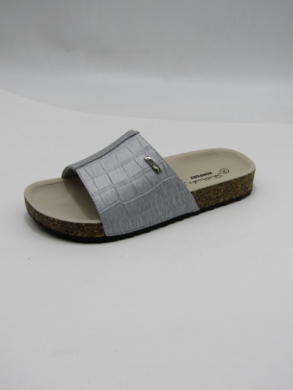 Klapki damskie na płaskim (36-41) 0509S LGREY