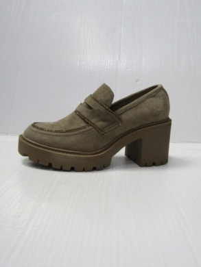 Półbuty damskie na obcasie (36-41) 9526A KHAKI