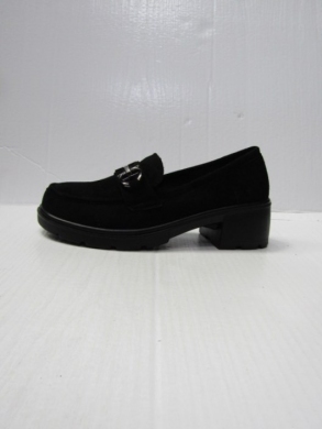 Mokasyny damskie na koturnie (36-41) LP8801 BLACK/MIX