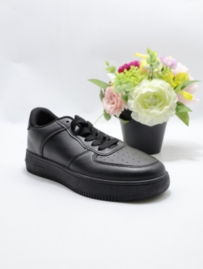 Buty sportowe damskie na płaskim (36-41) 168 BLACK