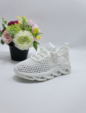 Buty sportowe damskie na płaskim (36-41) WX-155 WHITE