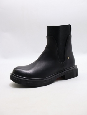 Botki damskie na płaskim (36-41) D68 BLACK