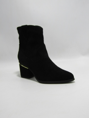 Botki damskie ocieplane na obcasie (36-41) BM75 BLACK