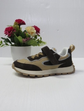 Buty sportowe chłopięce (32-37) LC901 KHAKI/BROWN