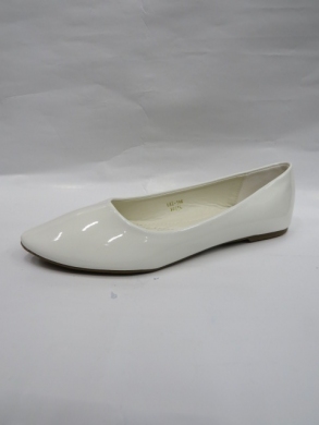 Baleriny damskie (36-41) LE-196 WHITE