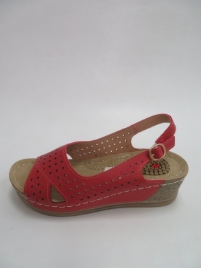 Sandały Damskie na koturnie (36-41) KS-9111 RED