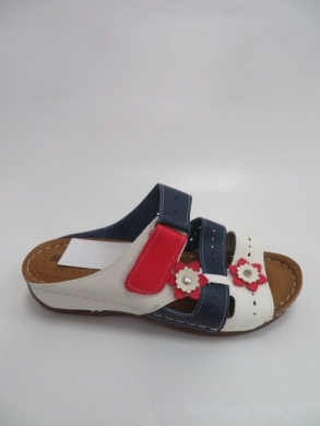 Klapki damskie na płaskim (37-42) B0283-2 BLUE