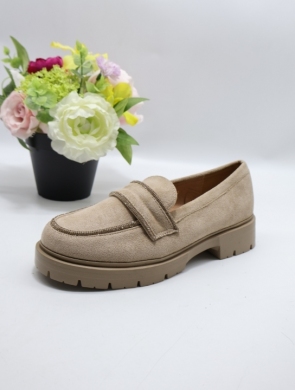 Mokasyny damskie na płaskim (36-41) 1743 KHAKI