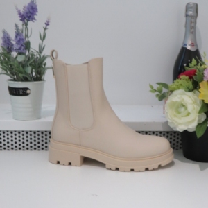 Botki damskie na płaskim (36-41) 5182-3 BEIGE