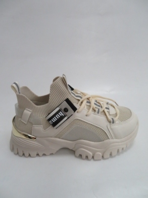 Sneakersy damskie niskie (36-41) V2003 BEIGE