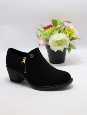Półbuty damskie na obcasie (36-41) AGF-JX665 BLACK