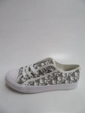 Trampki damskie na płaskim (36-41) XL30 GREY