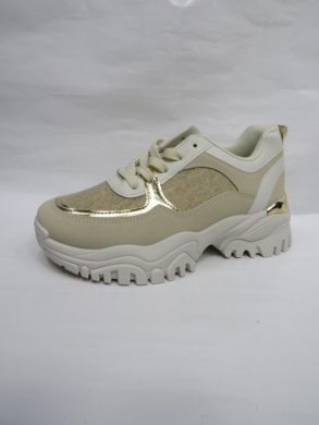 Buty sportowe damskie na płaskim (36-41) AF-2011 BEIGE