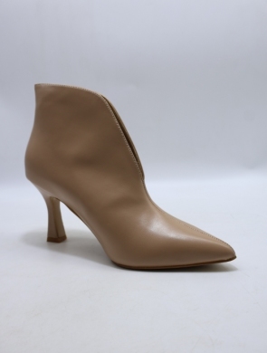 Botki damskie na szpilce (36-41) M113 KHAKI