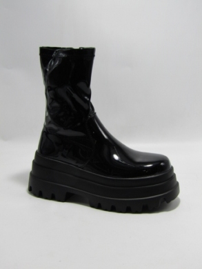 Botki damskie na płaskim (36-41) K501 BLACK
