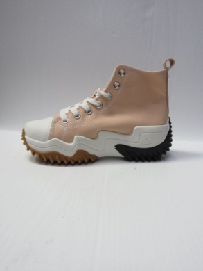 Trampki damskie na koturnie (36-41) K-313 PINK