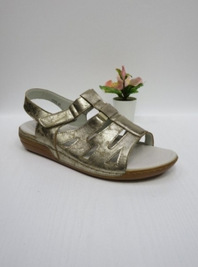 Sandały damskie na koturnie (36-41) 0095 SILVER