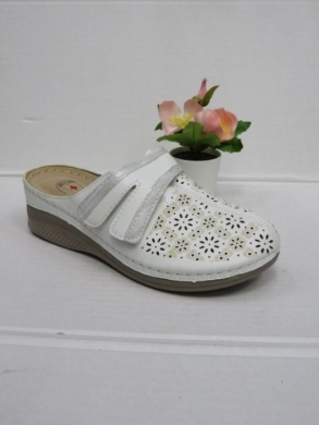 Klapki damskie na koturnie (36-41) JH1-5 WHITE