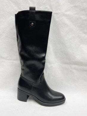 Kozaki damskie ocieplane na obcasie (36-41) UK95 BLACK