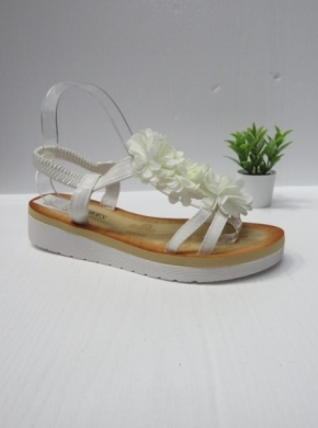 Sandały damskie na koturnie (36-41) WH-521 WHITE