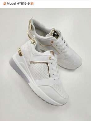 Buty sportowe damskie na koturnie (36-41) HY815-9