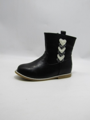 Kozaki dziewczęce ocieplane (30-35) 046-1 BLACK
