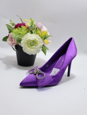 Czółenki damskie na szpilce (36-41) 9570 PURPLE
