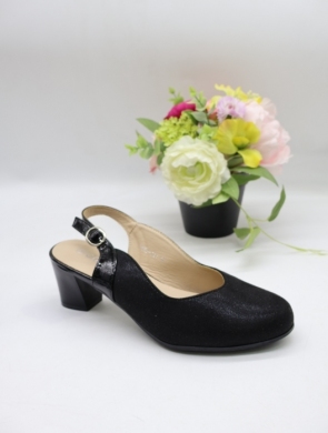 Sandały damskie na obcasie (36-41) J-311 BLACK
