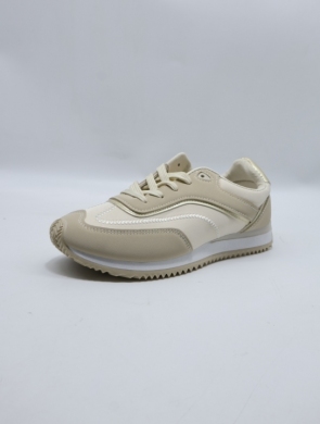 Buty sportowe damskie na płaskim (36-41) 1189 BEIGE
