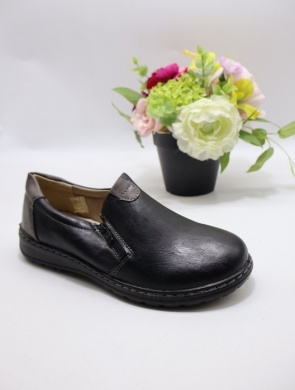 Półbuty damskie na płaskim (36-42) 22T83-1 BLACK