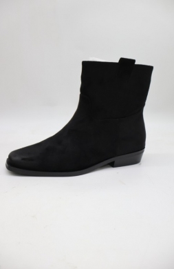 Botki damskie na płaskim (36-41) 1158 BLACK