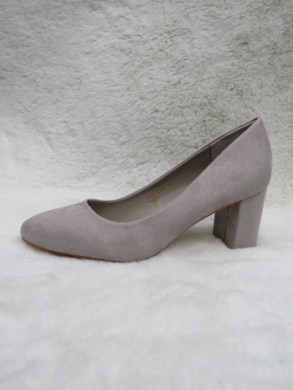 Czółenki damskie na obcasie (36-41) LE-536 GREY