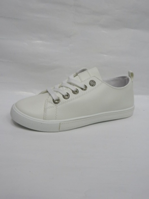 Buty sportowe damskie na płaskim (36-41) 1016 WHITE