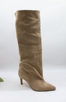 Kozaki damskie na szpilce (36-41) C373 KHAKI