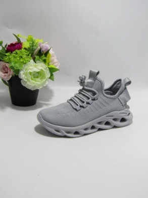 Buty sportowe damskie na płaskim (36-41) B-L6 LGREY