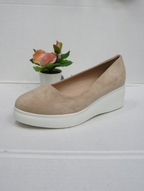 Półbuty damskie na koturnie (36-41) XAJ-3 BEIGE