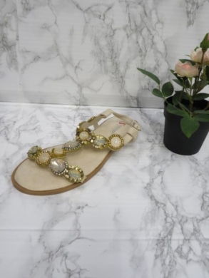 Sandały damskie na płaskim (36-41) T567 BEIGE