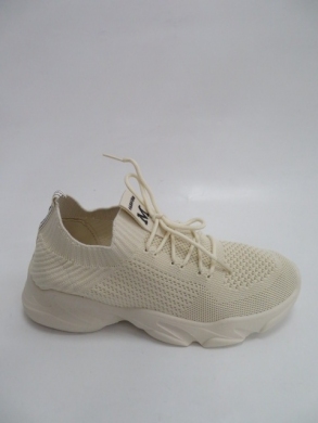 Sportowe Damskie na koturnie (36-41) NB501 BEIGE