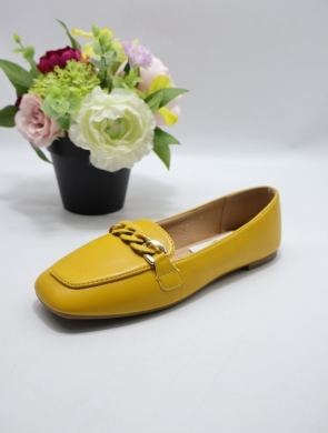 Mokasyny damskie na płaskim (36-40) HX-61 YELLOW