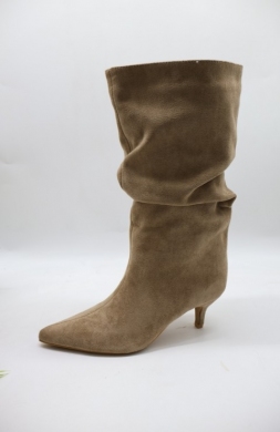 Kozaki damskie na szpilce (36-41) 2513A KHAKI