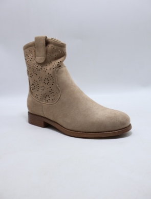 Botki damskie na płaskim (36-41) H203-2 KHAKI