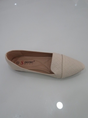 Baleriny damskie na płaskim (36-41) CD78 BEIGE