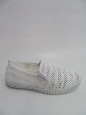 Tenisówki damskie na płaskim (36-41) 1014-8 WHITE