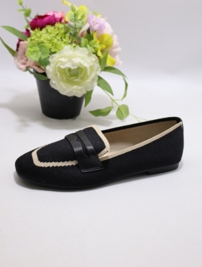 Mokasyny damskie na płaskim (36-41) GF2504 BLACK