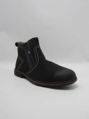 Botki męskie ocieplane (40-46) 9367-1 BLACK