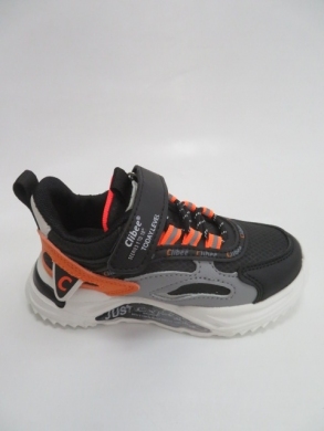 Sportowe Chłopięce (26-31) L228 BLACK/ORANGE
