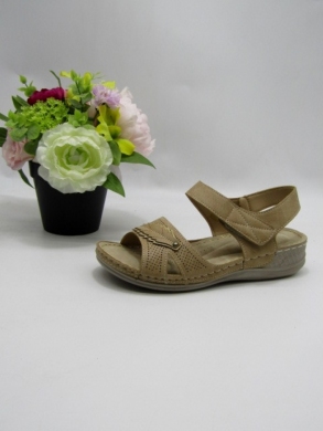 Sandały damskie na płaskim (36-42) 21326-10 YELLOW